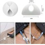 ZANDIA® 6 Pack Clips de Cables Magnéticos + 10 Bridas Reutilizables | Sujeta Cables Adhesivo | Ordena Todo Tipo De Cable |