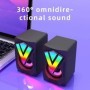 Altavoces de ordenador, caja de sonido para PC, micrófono estéreo HIFI