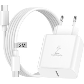 Cargador Samsung Carga Rapida 45W, Cargador USB C para Samsung Galaxy S24 Ultra S23 S22 S21 S20 Note, Carga Rapido Samsung Tipo