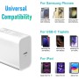 45W Cargador USB C para Samsung Galaxy S25 Ultra/S24 Ultra/S25/S23 Plus/S24 FE/S22+/S21/S20,A56 5G/A55 A54 A36 A26 A16 A35 A25