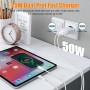 25W Cargador USB C y Cable para Apple iPad Pro 12.9 11 10.2 9.7,i-Pad Air 2 3 4 5,IP-ad 2020 2021 2022 2024,Mini 3/4/5/6,iPhone