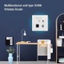 Enchufe WiFi inalámbrico de 300Mbps, relé AP RJ45, enrutador WiFi inal