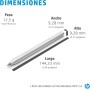 HP Lápiz Inclinable Recargable MPP 2.0 para Pantallas Táctiles - (Batería hasta 30 Días, 2 Botones Personalizables, Carga USB-C,