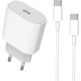 Cargador Rápido USB C 20W for iPhone 16/16 Pro/16 Pro Max/15/15 Plus, Certificado MFi Cargador y Cable Tipo C a C 3.3ft para