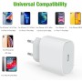 Cargador Rápido USB C 20W for iPhone 16/16 Pro/16 Pro Max/15/15 Plus, Certificado MFi Cargador y Cable Tipo C a C 3.3ft para