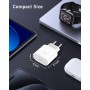Cargador USB C, 25W Enchufe Carga Rapida para iPhone 16/16 Pro/16 Pro Max/16 Plus/15/14/13/12/11/SE/XS/XR/X,USBC Cargador Rapido