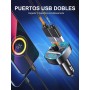 Mohard Transmisor FM Bluetooth Coche, Manos Libres Adaptador Bluetooth Radio Coche, Inalámbrico Reproductor MP3 Mechero Coche,