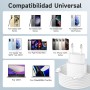 Cargador 45W para Samang S25 Ultra, Cargador Rápido USB C con 2M 100W Cable Trenzado Compatible con Samsang Galaxy