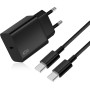 Cargador 45W para Samang S25 Ultra, Cargador Rápido USB C con 2M 100W Cable Trenzado Compatible con Samsang Galaxy