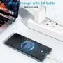 Cargador USB Carga Rapida para Xiaomi Redmi 12/Note 12/11/10/9/8,11T/Mi12/Mi11/Mi10/Mi9/Redmi Pro5G/Poco X3 Pro NFC, Samsung