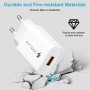 Cargador USB Carga Rapida para Xiaomi Redmi 12/Note 12/11/10/9/8,11T/Mi12/Mi11/Mi10/Mi9/Redmi Pro5G/Poco X3 Pro NFC, Samsung