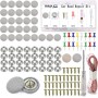 Chinchetas Techo Coche Gris 50Pcs - Techo Coche Despegado + Destornillador + Cinta Métrica - Kit Reparacion Techo Coche