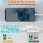 25W Cargador USB C y Cable para Samsung Galaxy A55 5G/A15 A16 A56 A36 A54 A25 A34 A14 A53 A23 A33 A05S A04S A13 A12/S25 S24