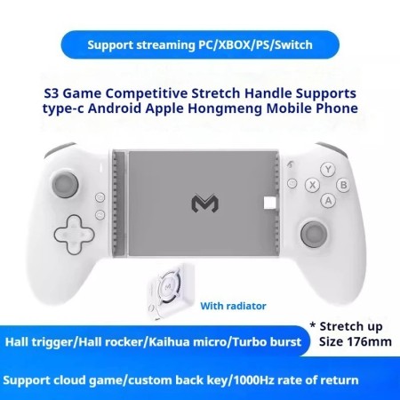 Memo S3 Gamepad tipo C, controlador de teléfono móvil, palanca de efec