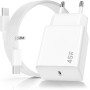 45W Cargador para Samsung Carga Rapida, 45W Cargador USB C Carga Rapida con 2M Cable USB C, Tipo C Carga Rapida para Samsung