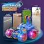 Dislocati Coche Teledirigido, 2.4GHz 4WD LED Coche RC Monster Truck, Juguetes & Regalos para Niños (Azul)