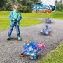 Dislocati Coche Teledirigido, 2.4GHz 4WD LED Coche RC Monster Truck, Juguetes & Regalos para Niños (Azul)