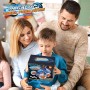 Dislocati Coche Teledirigido, 2.4GHz 4WD LED Coche RC Monster Truck, Juguetes & Regalos para Niños (Azul)