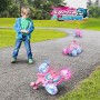 Dislocati Coche Teledirigido, 2.4GHz 4WD LED Coche RC Monster Truck, Juguetes & Regalos para Niños (Azul)