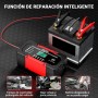 YDBAO Cargador Baterias Coche 12V 10A Cargador de baterías de Coche Inteligente con función de reparación Pantalla LCD y