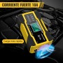 YDBAO Cargador Baterias Coche 12V 10A Cargador de baterías de Coche Inteligente con función de reparación Pantalla LCD y