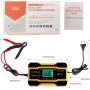 YDBAO Cargador Baterias Coche 12V 10A Cargador de baterías de Coche Inteligente con función de reparación Pantalla LCD y