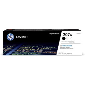 HP 207A W2210A, Negro, Cartucho Tóner Original, de 1.350 páginas, para impresoras HP Color LaserJet Pro MFP M282nw, MFP M283fdn,