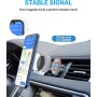 YOSH Soporte Movil Coche Iman, Soporte Magnetico Teléfono Coche para Aire Ventilación, Imanes Mejorados Más Fuertes & Súper