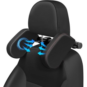 KAEFUYS Reposacabezas Coche Ajustable de 360 ​​​​°para Niños y Adultos Reposacabezas para Automóvil Fácil de Instalary