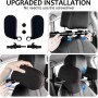 KAEFUYS Reposacabezas Coche Ajustable de 360 ​​​​°para Niños y Adultos Reposacabezas para Automóvil Fácil de Instalary