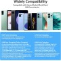 45W Cargador USB y Cable USB C para XiaoMi Redmi Note 14 Pro 5G Poco X7 M7, Turbo Carga Rápida Adaptador Cargador y Tipo C Cable
