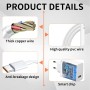 33W Cargador Rapido para Xiaomi con Cable USB Tipo C de 2M, Cargador de Pared de Carga Rápida Compatible con Xiaomi Redmi 14,