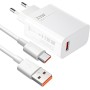 33W Cargador Rapido para Xiaomi con Cable USB Tipo C de 2M, Cargador de Pared de Carga Rápida Compatible con Xiaomi Redmi 14,