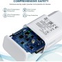 Cargador Tipo C para Samsung Carga Rapida, Enchufe USB con Cable USB C 2m Compatible con Samsung Galaxy S21 S20 S10 S9 S8 A05S
