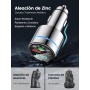 Mohard Transmisor FM Bluetooth Coche 5.3, Metal PD 30W & QC3.0 18W Cargador Coche Rápido, Manos Libres Receptor Música Bluetooth