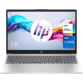 HP 15-fd0191ns - Ordenador portátil de 15.6" FHD (Intel Core i7-1355U, 16GB RAM, 1TB SSD, Intel Iris Xe Graphics, Sin Sistema