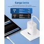 30W Cargador USB C Carga Rapida PD Enchufe para iPhone 16/16e/15 Pro MAX/Plus, iPad Pro 13/11/12.9, iPad 10, Air 13/11, Cargador