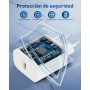 30W Cargador USB C Carga Rapida PD Enchufe para iPhone 16/16e/15 Pro MAX/Plus, iPad Pro 13/11/12.9, iPad 10, Air 13/11, Cargador