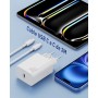 30W Cargador USB C Carga Rapida PD Enchufe para iPhone 16/16e/15 Pro MAX/Plus, iPad Pro 13/11/12.9, iPad 10, Air 13/11, Cargador