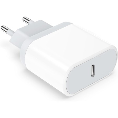 Cargador USB C, Enchufe for iPhone 16/16 Pro/16 Pro Max/16 Plus/15/14/13/12/11/8/XS/XR/SE, Pad, 20W USBC Carga Rapido Tipo C