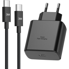 45W Cargador USB C Carga Rapida para Samsung Galaxy S25/S25+/S25 Ultra/S24/S24 Ultra/S23/S23 Ultra/S22/S21/A55/A54/A16/A15/A14,