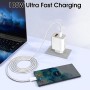 45W Cargador USB C para Samsung S25 Ultra/S24 FE/S25 Plus/A56 5G/S23 Ultra/s24 FE/S22 S21 S20/Z Fold 5 6/A26 A36 A55 A25