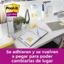 Post-it Super Sticky Notas, Canary Yellow, 76 mm x 76 mm, 90 hojas/bloc, 4 blocs/paquete + 2 GRATIS - Notas Extra Adhesivas para