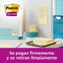 Post-it Super Sticky Notas, Canary Yellow, 76 mm x 76 mm, 90 hojas/bloc, 4 blocs/paquete + 2 GRATIS - Notas Extra Adhesivas para