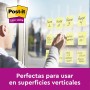 Post-it Super Sticky Notas, Canary Yellow, 76 mm x 76 mm, 90 hojas/bloc, 4 blocs/paquete + 2 GRATIS - Notas Extra Adhesivas para
