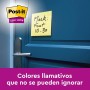 Post-it Super Sticky Notas, Canary Yellow, 76 mm x 76 mm, 90 hojas/bloc, 4 blocs/paquete + 2 GRATIS - Notas Extra Adhesivas para