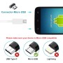Cargador de Carga Rapida USB con 1,5M Cable Micro USB para Samsung Galaxy S7/S6/Edge/S5/S4/S3/J7/J5/J3/Note 5, Tab S2, Sony,