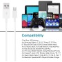 Cargador de Carga Rapida USB con 1,5M Cable Micro USB para Samsung Galaxy S7/S6/Edge/S5/S4/S3/J7/J5/J3/Note 5, Tab S2, Sony,
