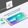 Cargador de Carga Rapida USB con 1,5M Cable Micro USB para Samsung Galaxy S7/S6/Edge/S5/S4/S3/J7/J5/J3/Note 5, Tab S2, Sony,