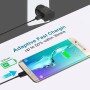 Cargador de Carga Rapida USB con 1,5M Cable Micro USB para Samsung Galaxy S7/S6/Edge/S5/S4/S3/J7/J5/J3/Note 5, Tab S2, Sony,